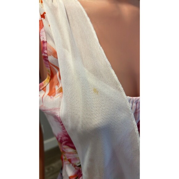 Dolcezza Colorful Art-to-Wear Top Wrap comfy short sleeve no size see pics #107 - Picture 6 of 8